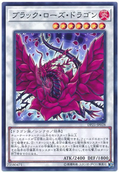 ブラックローズドラゴン【N】〈DP21-JP028〉