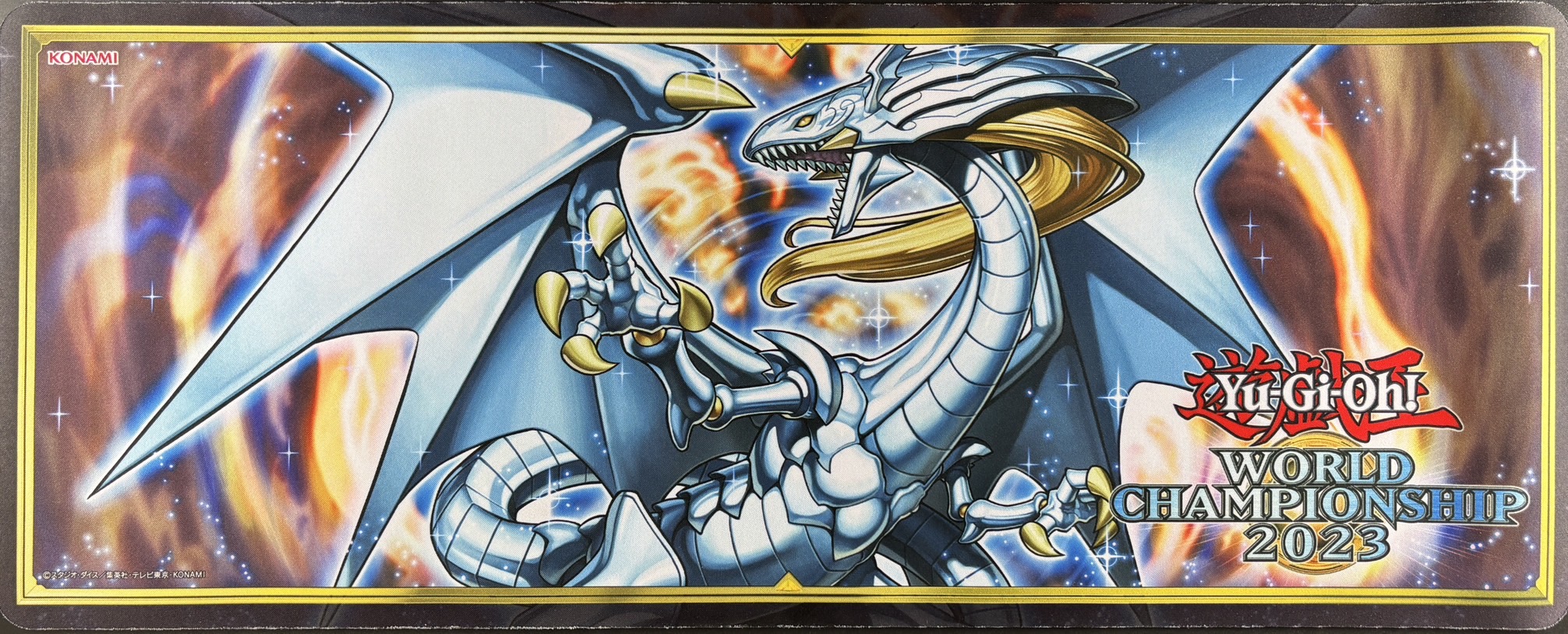 【ハーフプレイマット】【開封品】伝説の白き龍　WCS2023