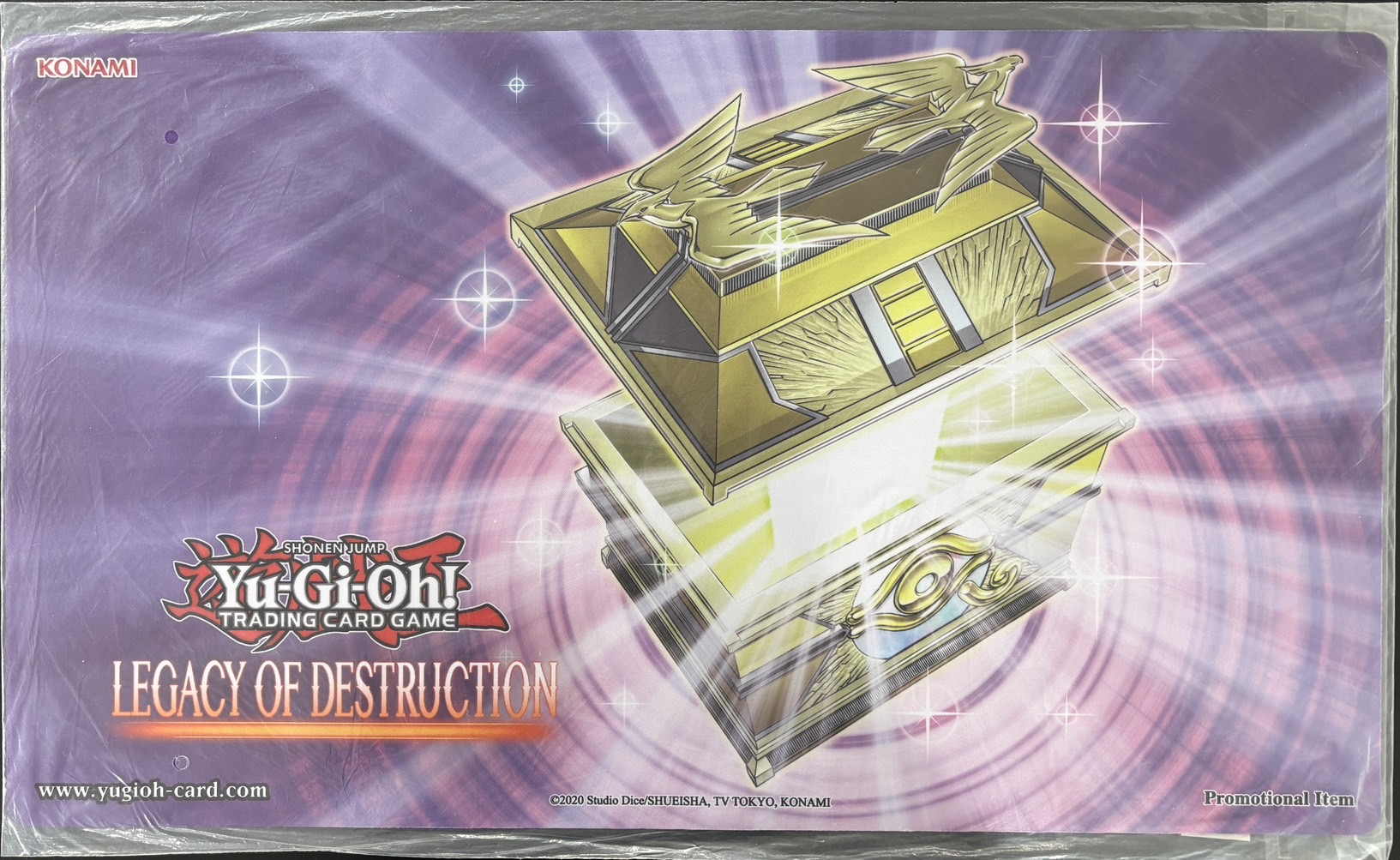 【プレイマット】LEGACY OF DESTRUCTION 光の黄金櫃