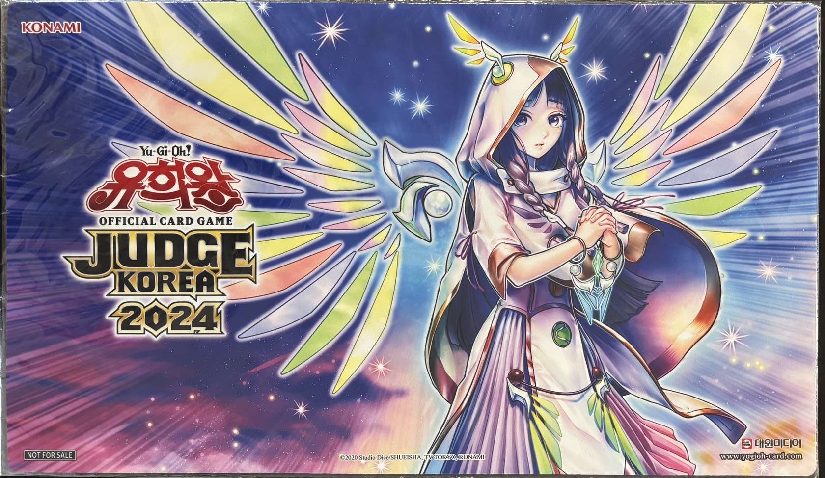 【プレイマット】宣告者の神巫 リモートデュエル 2024 Judge